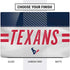 NFL Houston Texans White Striped Dell Vostro Skin